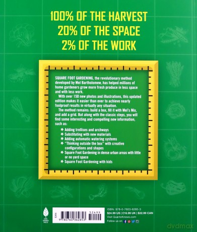 All New Square Foot Gardening, 3rd Edition, Fully Updated: - MORE Projects - NEW Solutions - GROW Vegetables Anywhere: 9 - Mel Bartholomew [KSIĄŻKA]
