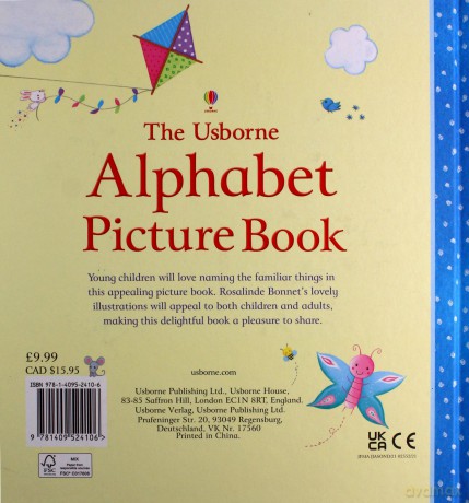 Alphabet Picture Book (Preschool Learning) - Rosalinde Bonnet [KSIĄŻKA]
