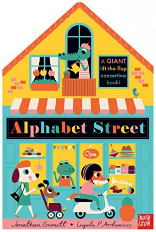 Alphabet Street: A Giant Lift-the-Flap Concertina Book! - Jonathan Emmett [KSIĄŻKA]