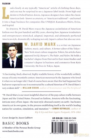 Ametora: How Japan Saved American Style - W. David Marx [KSIĄŻKA]