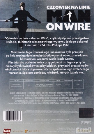 Człowiek na linie [DVD]