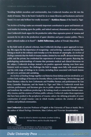 An Archive of Feelings: Trauma, Sexuality, and Lesbian Public Cultures (Series Q) - Ann Cvetkovich [KSIĄŻKA]