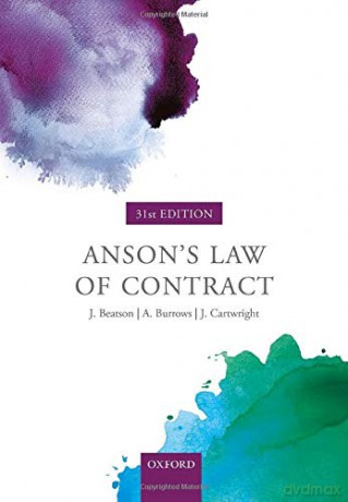 Anson's Law of Contract - Jack Beatson FBA [KSIĄŻKA]