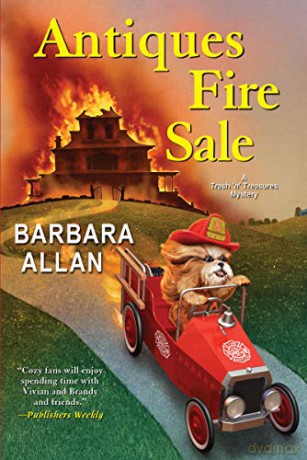 Antiques Fire Sale (A Trash 'n' Treasures Mystery): 14 - Barbara Allan [KSIĄŻKA]