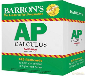AP Calculus Flash Cards (Barron's Test Prep) - David Bock M.S. [KSIĄŻKA]