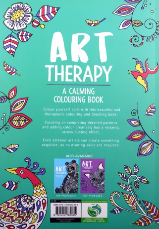 Art Therapy: A Calming Colouring Book for Adults (Art Therapy Colouring, 2) - Richard Merritt [KSIĄŻKA]