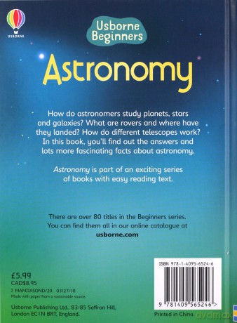 Astronomy (Usborne Beginners) - Emily Bone [KSIĄŻKA]