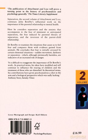 Attachment and Loss Separation - Anxiety and Anger - John Bowlby [KSIĄŻKA]