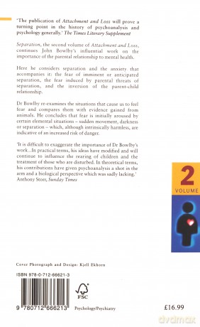 Attachment and Loss Separation - Anxiety and Anger - John Bowlby [KSIĄŻKA]