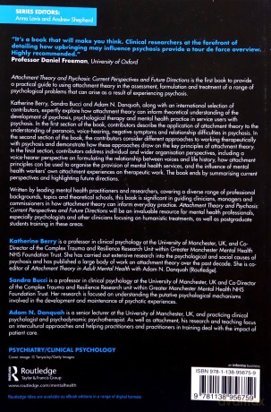 Attachment Theory and Psychosis: Current Perspectives and Future Directions (The International Society for Psychological and Social Approaches to Psychosis Book Series) - Katherine Berry [KSIĄŻKA]