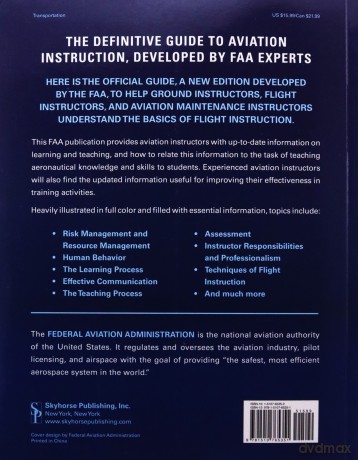 Aviation Instructor's Handbook: Faa-H-8083-9b - Federal Aviation Administration (FAA) [KSIĄŻKA]