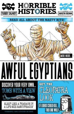 Awful Egyptians (newspaper edition) (Horrible Histories) - Terry Deary [KSIĄŻKA]