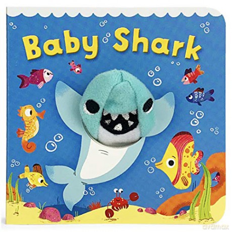 Baby Shark (Finger Puppet Board Book with Shark puppet for ages 0 and up) - Brick Puffington [KSIĄŻKA]