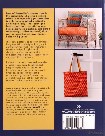 Bargello Stitch: A pattern directory for dramatic needlepoint - Laura Angell [KSIĄŻKA]