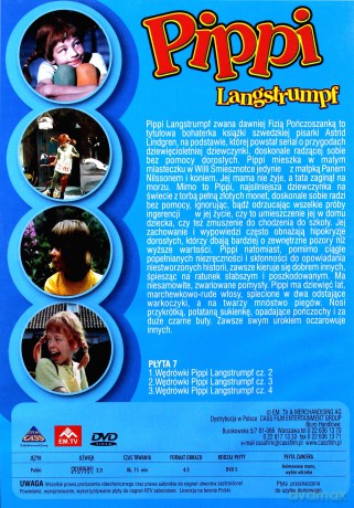 Pippi Langstrumpf 7: Wędrówki Pippi Langstrumpf 2 / Wędrówki Pippi Langstrumpf 3 / Wędrówki Pippi Langstrumpf 4 [DVD]