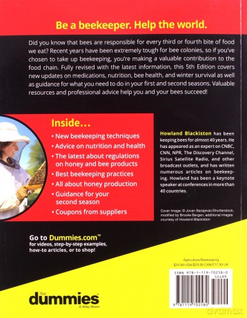 Beekeeping For Dummies - Howland Blackiston [KSIĄŻKA]