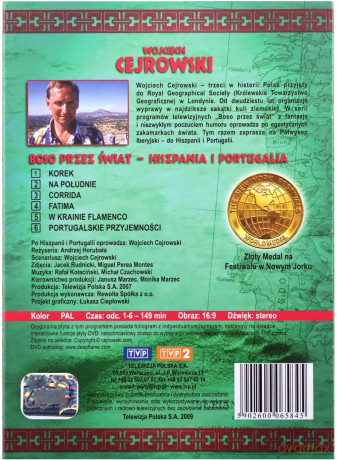 Boso Przez Świat: Hiszpania I... - Wojciech Cejrowski [DVD]