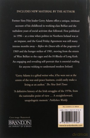 Before the Dawn: An Autobiography - Gerry Adams [KSIĄŻKA]