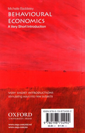 Behavioural Economics: A Very Short Introduction (Very Short Introductions) - Michelle Baddeley [KSIĄŻKA]