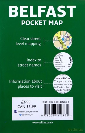 Belfast Pocket Map: The perfect way to explore Belfast (Maps) [KSIĄŻKA]