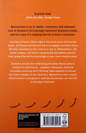 Bezonomics: How Amazon Is Changing Our Lives, and What the World's Best Companies Are Learning from It - Brian Dumaine [KSIĄŻKA]