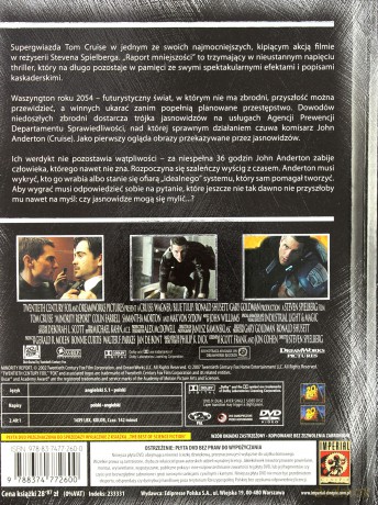 Raport mniejszości (The Best of Science Fiction II) (booklet) [DVD]