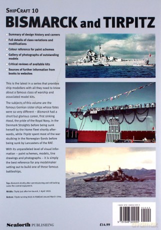 Bismarck and Tirpitz (Shipcraft 10): No. 10 - Steve Backer [KSIĄŻKA]