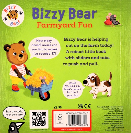 Bizzy Bear: Farmyard Fun - Benji Davies [KSIĄŻKA]