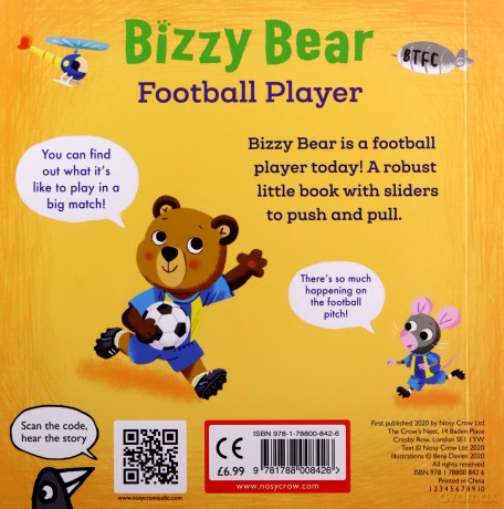 Bizzy Bear: Football Player - Benji Davies [KSIĄŻKA]