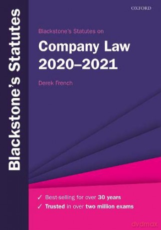 Blackstone's Statutes on Company Law 2020-2021 (Blackstone's Statute Series) - Derek French [KSIĄŻKA]