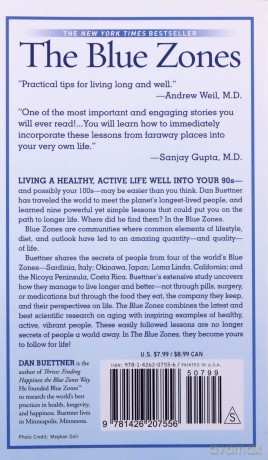 Blue Zones: Lessons for Living Longer from the People Who'Ve Lived the Longest (The Blue Zones) - Dan Buettner [KSIĄŻKA]