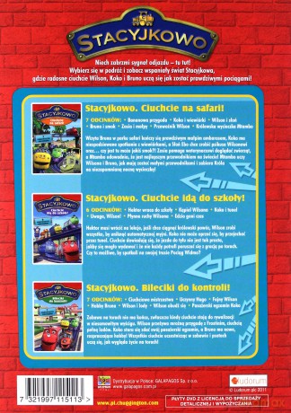 Stacyjkowo: Ciuchcie na safari / Ciuchcie idą do szkoły / Bileciki do kontroli Pakiet [3DVD]