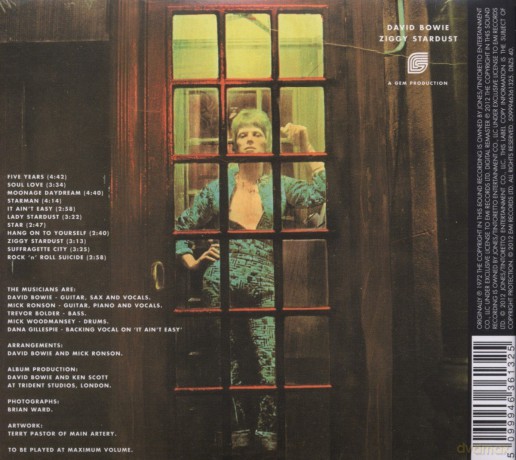 David Bowie: The Rise And Fall Of Ziggy Stardust And The Spiders From Mars (40TH Anniv.) (ecopack) [CD]