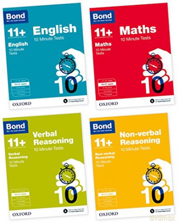 Bond 11+: English, Maths, Non-verbal Reasoning, Verbal Reasoning: 10 Minute Tests: 10-11 years Bundle - Frances Down [KSIĄŻKA]