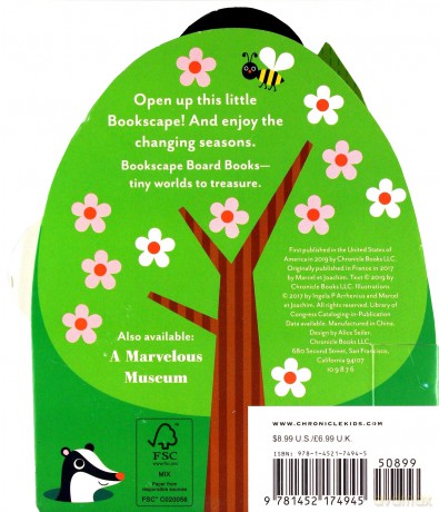 Bookscape Board Books: A Forest's Seasons: (Colorful Children's Shaped Board Book, Forest Landscape Toddler Book): 1 - Ingela P. Arrhenius [KSIĄŻKA]