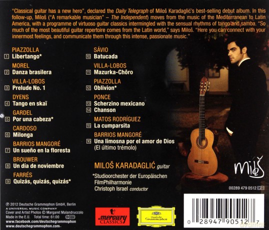 Milos Karadaglic: Latino (PL) [CD]