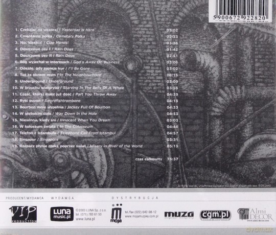 Kazik Staszewski: Piosenki Toma Waitsa (2003) [CD]