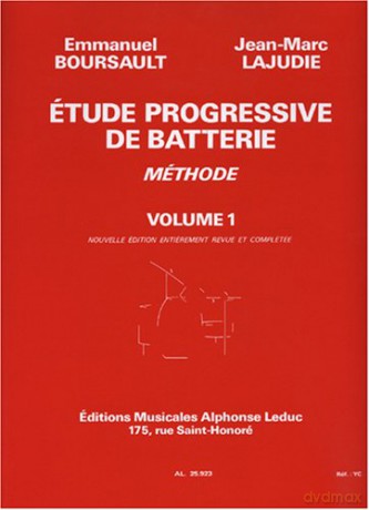 Boursault: Etude Progressive de Batterie Volume 1 - Boursault E.& Lajudi [KSIĄŻKA]