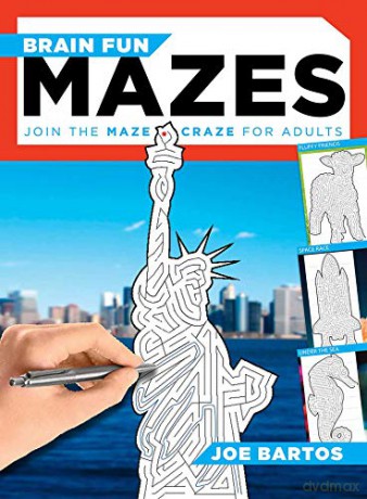 Brain Fun Mazes: Join the Maze Craze for Adults! - Joe Bartos [KSIĄŻKA]