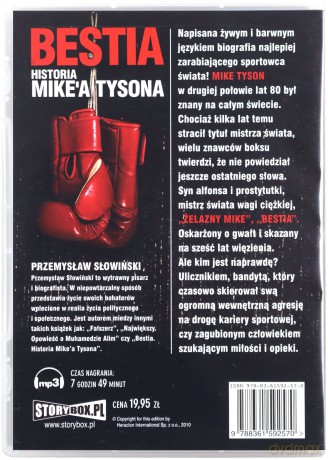 Bestia. Historia Mike'a Tysona - Przemysław Słowiński [AUDIOBOOK] [CD-MP3]