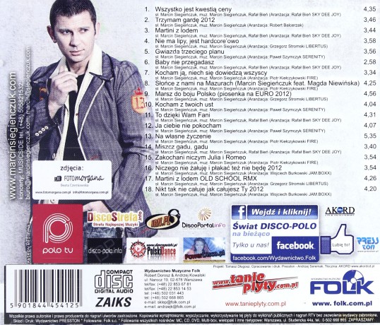 Marcin Siegieńczuk: Wszystko Jest Kwestią Ceny [CD]