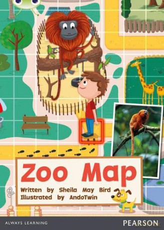 Bug Club Independent Non Fiction Year 1 Green A Zoo Map - Sheila Bird [KSIĄŻKA]