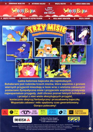 Trzy misie: Przygoda w zaczarowanym lesie [DVD]