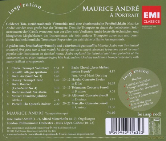 Maurice Andre: Maurice Andre: A Portrait [CD]