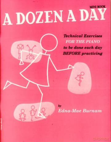 BURNAM - A Dozen a Day (Mini Book) para Piano - Edna-Mae BURNAM [KSIĄŻKA]