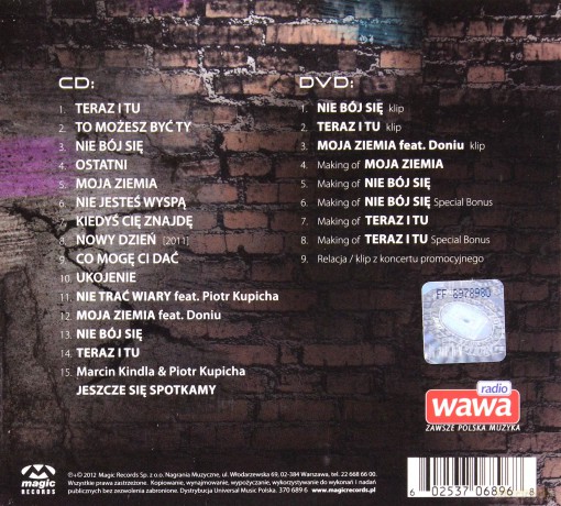 Marcin Kindla: Teraz I Tu (Edycja Specjalna) (ecopack) [CD]+[DVD]