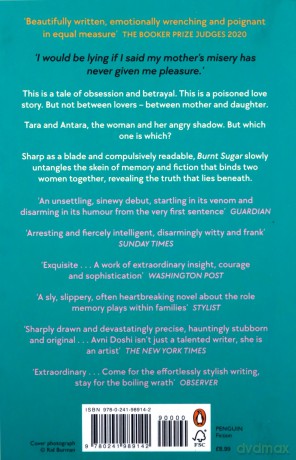 Burnt Sugar: Shortlisted for the Booker Prize 2020 - Avni Doshi [KSIĄŻKA]