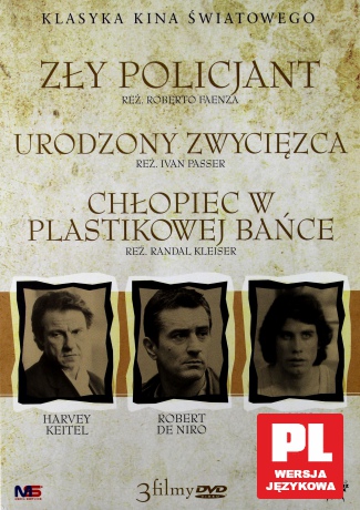 Klasyka Kina Światowego: Zły policjant / Urodzony zwycięzca / Chłopiec w plastikowej bańce BOX [3DVD]  