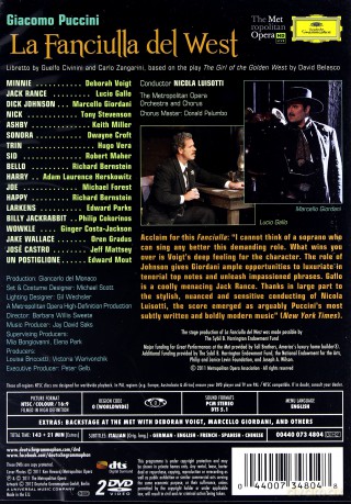 Metropolitan Opera: Puccini: La Fanciulla Del West [2DVD]