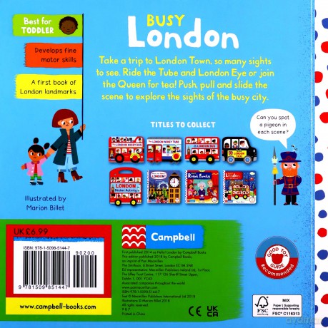 Busy London (Busy Books) - Marion Billet [KSIĄŻKA]
